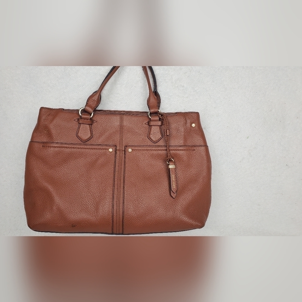 Cole Haan ILIANNA Leather Large Tote Handbag Satchel Bag